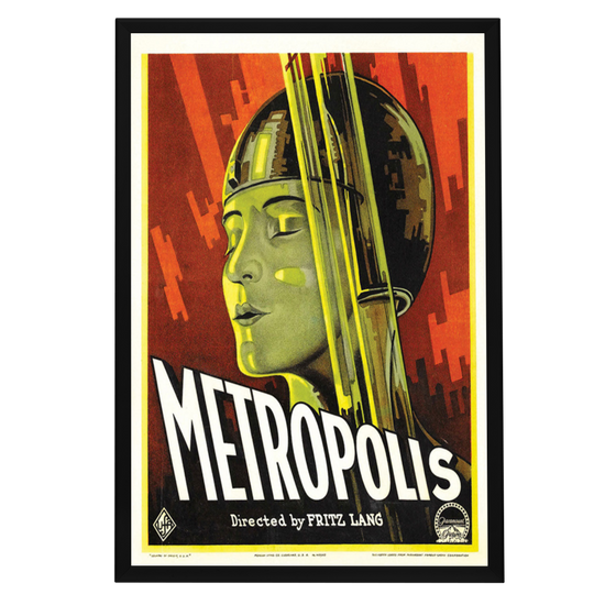 "Metropolis" (1927) Framed Movie Poster