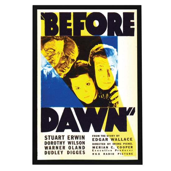 "Before Dawn" (1933) Framed Movie Poster