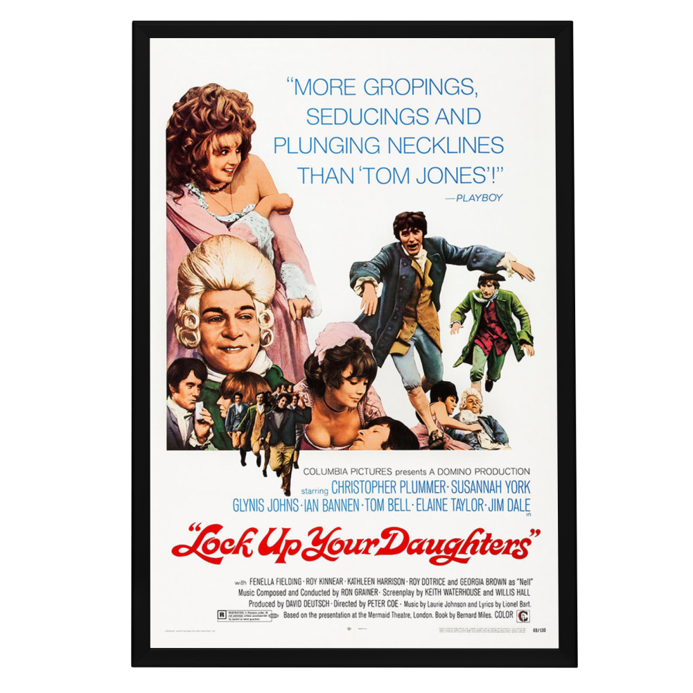 "Lock Up Your Daughters" (1969) Framed Movie Poster