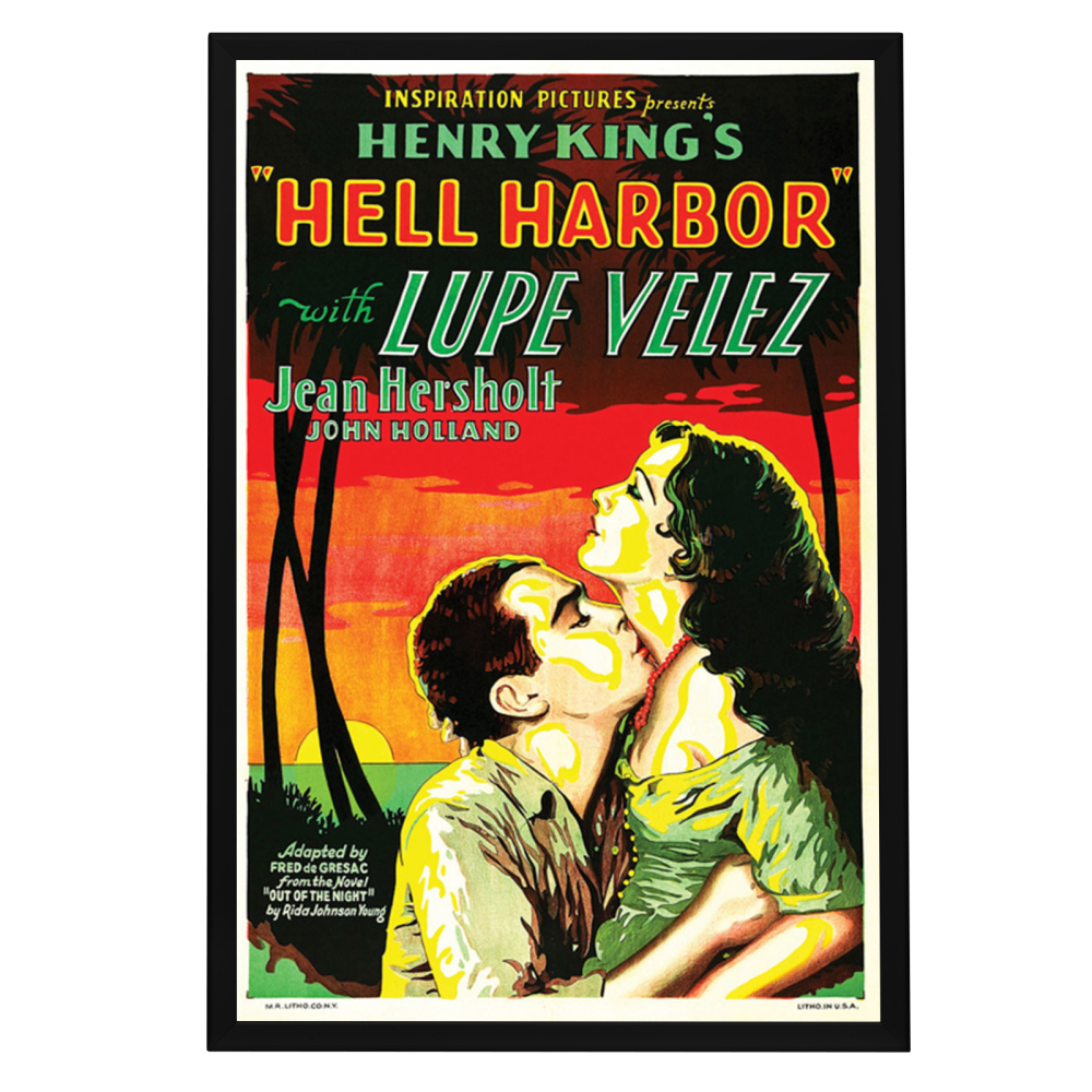 "Hell Harbor" (1930) Framed Movie Poster