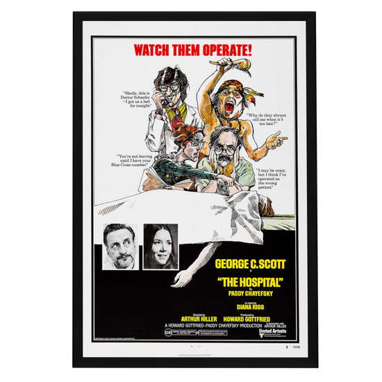 "Hospital" (1971) Framed Movie Poster