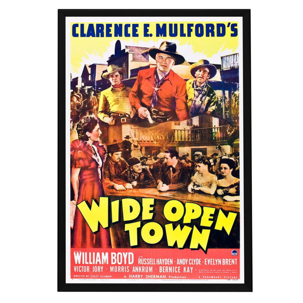 "Wide Open Town" (1941) Framed Movie Poster