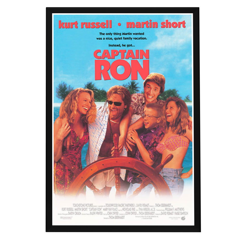 "Captain Ron" (1992) Framed Movie Poster