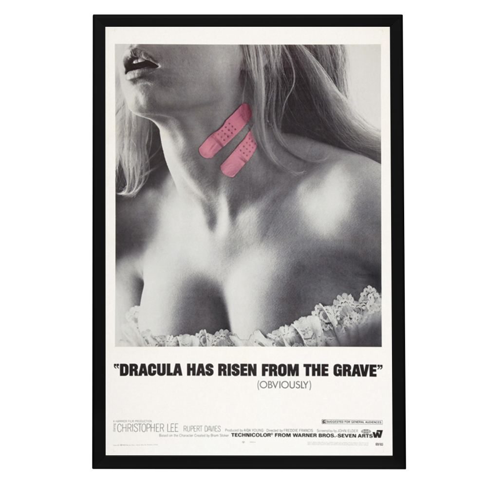 "Dracula Has Risen From The Grave" (1968) Framed Movie Poster