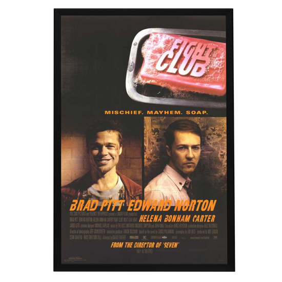 "Fight Club" (1999) Framed Movie Poster