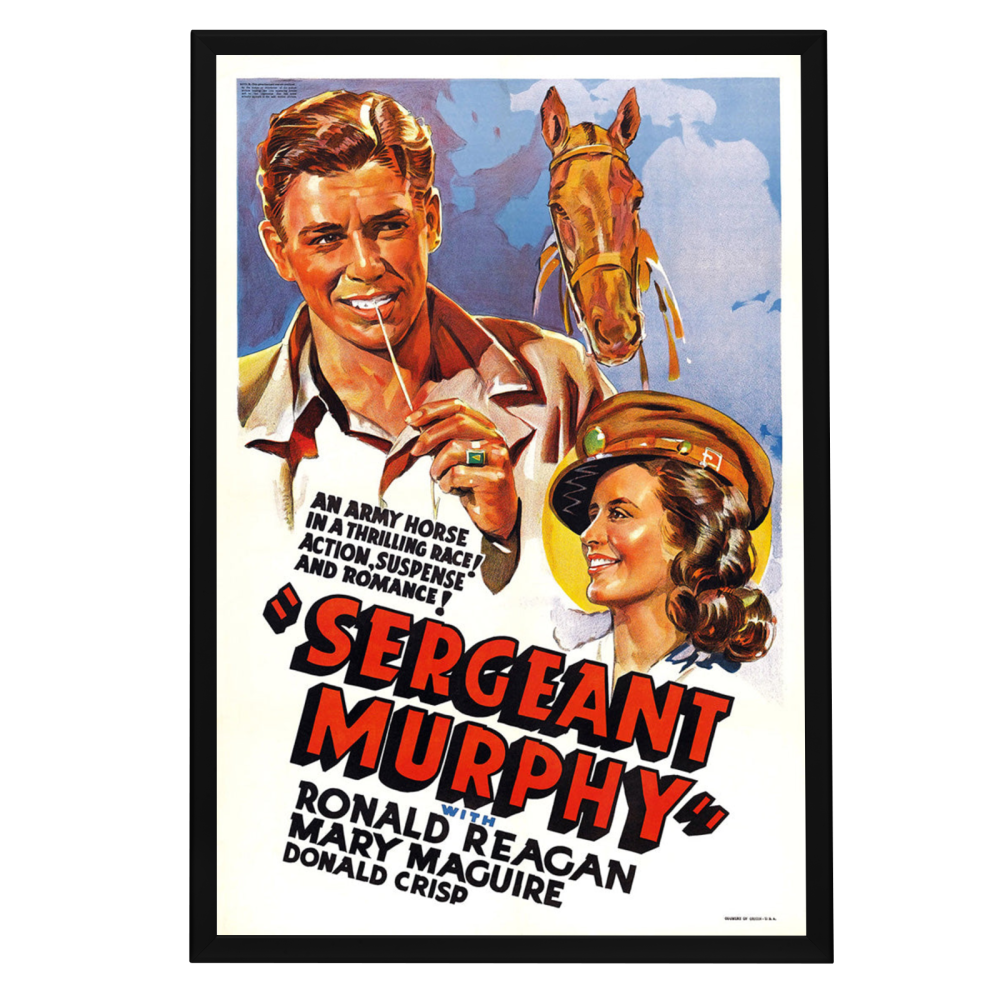 "Sergeant Murphy" (1938) Framed Movie Poster