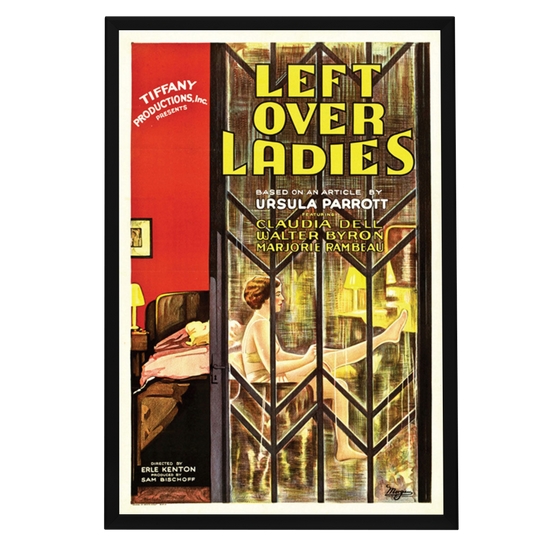 "Leftover Ladies" (1931) Framed Movie Poster