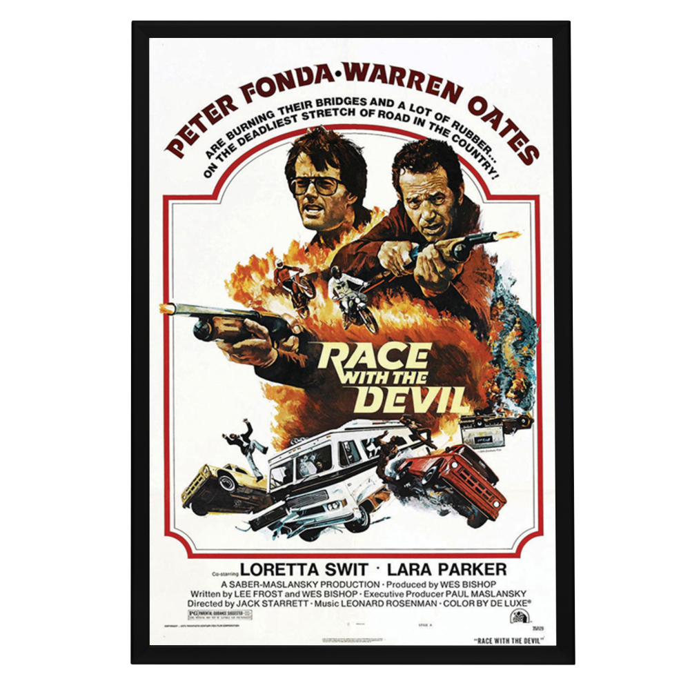 "Race With The Devil" (1975) Framed Movie Poster