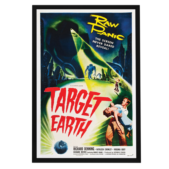 "Target Earth" (1954) Framed Movie Poster