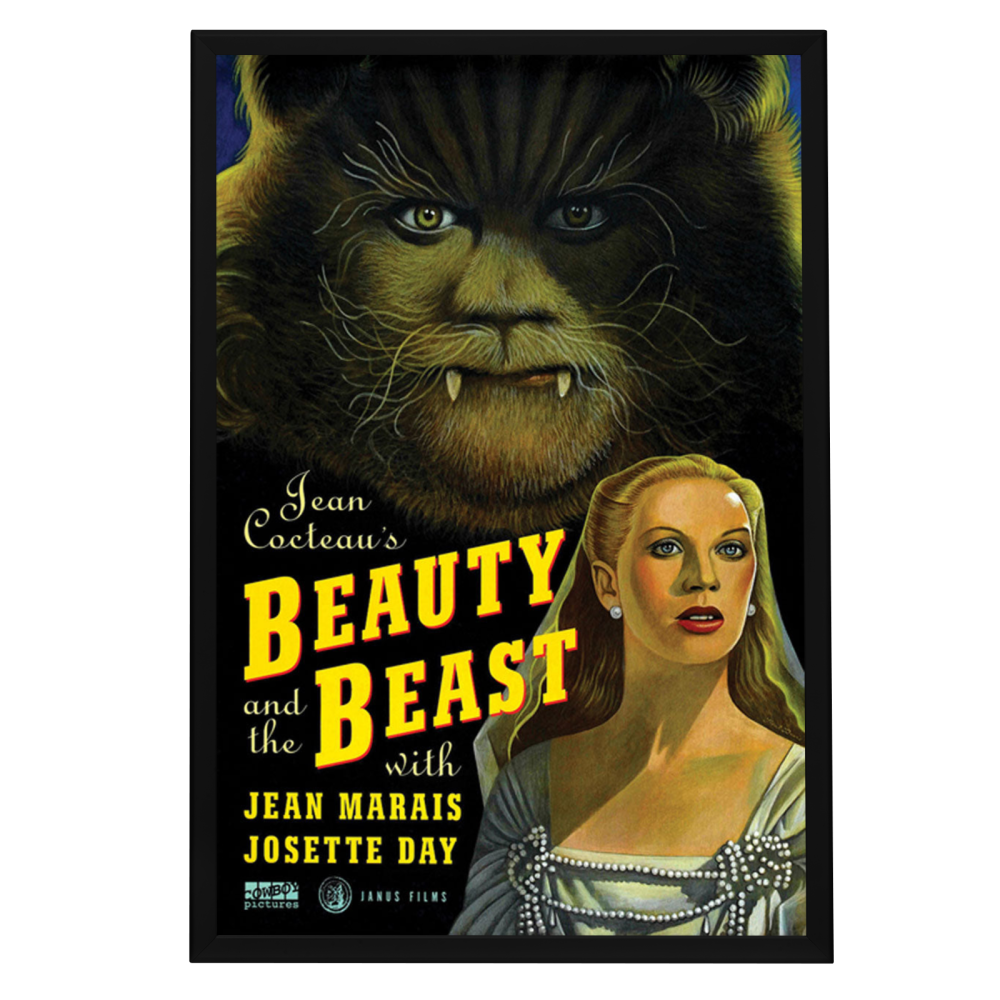 "Beauty And The Beast" (1946) Framed Movie Poster