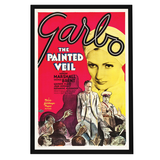 "Painted Veil" (1934) Framed Movie Poster