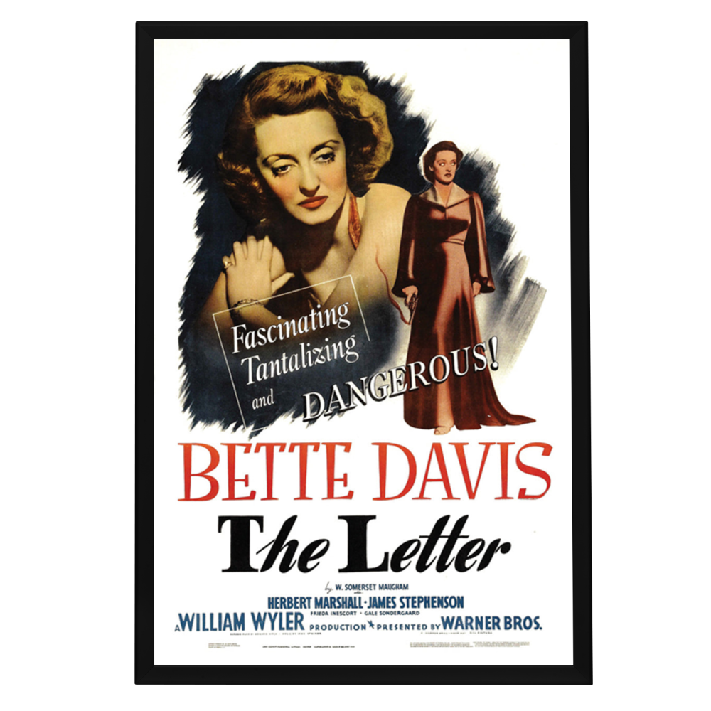 "Letter" (1940) Framed Movie Poster