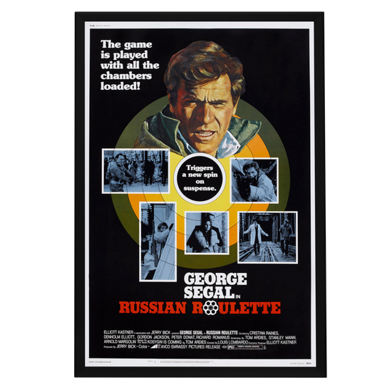 "Russian Roulette" (1975) Framed Movie Poster