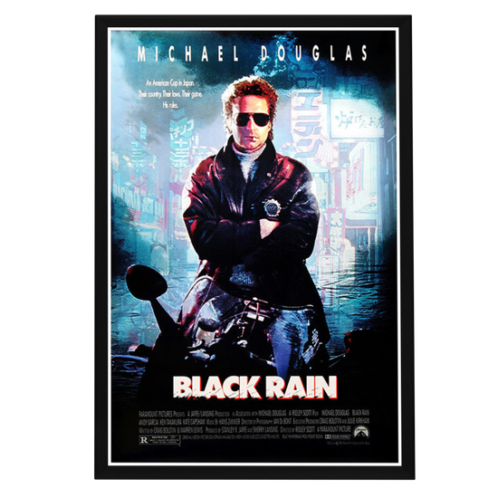 "Black Rain" (1990) Framed Movie Poster