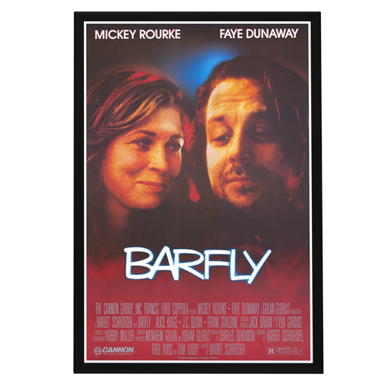 "Barfly" (1987) Framed Movie Poster