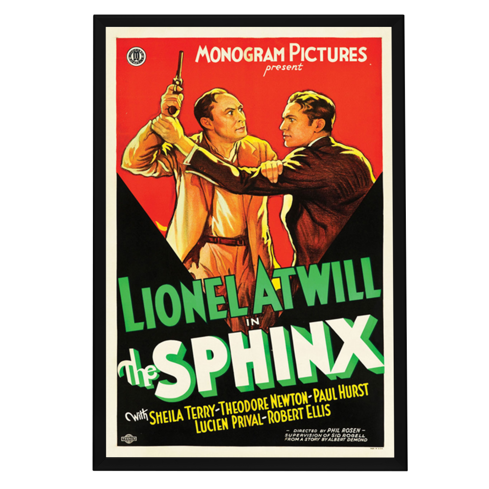 "Sphinx" (1933) Framed Movie Poster