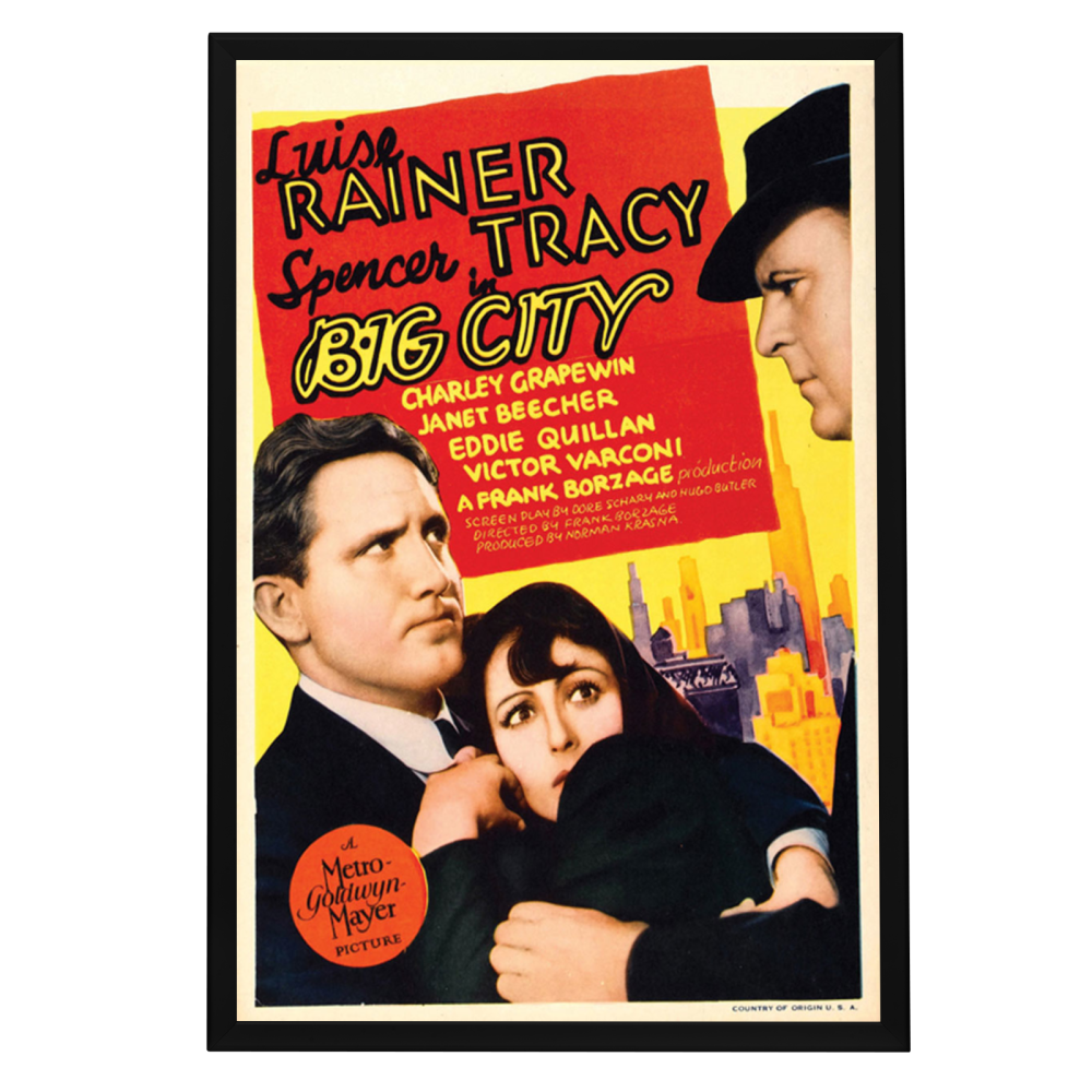 "Big City" (1937) Framed Movie Poster