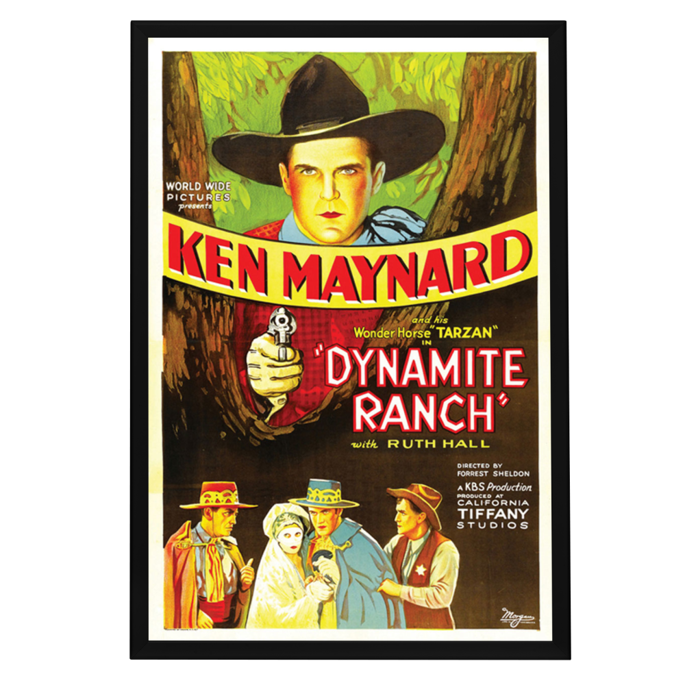 "Dynamite Ranch" (1932) Framed Movie Poster