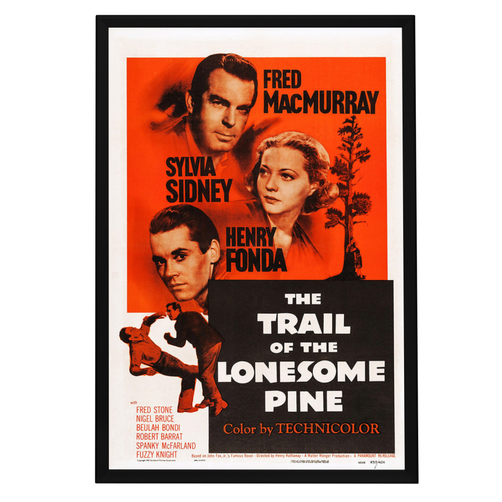 "Trail Of The Lonesome Pine" (1936) Framed Movie Poster