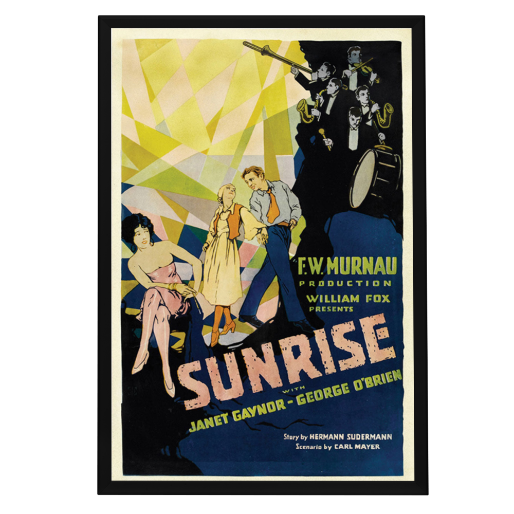 "Sunrise" (1927) Framed Movie Poster