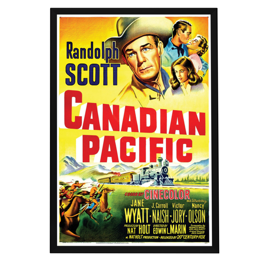 "Canadian Pacific" (1949) Framed Movie Poster