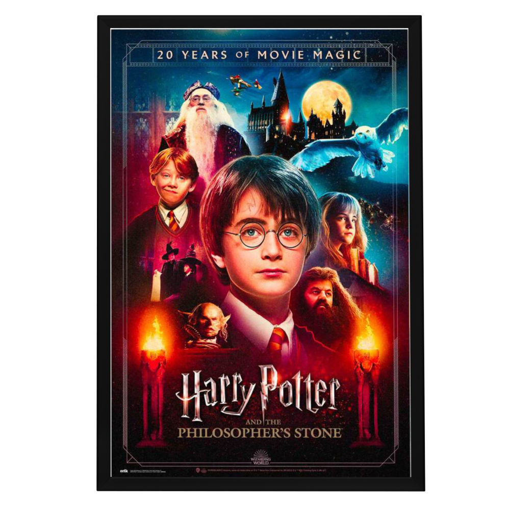 "Harry Potter And The Philosopher's Stone" (2001) Framed Movie Poster