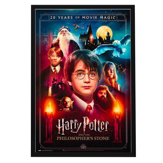 "Harry Potter And The Philosopher's Stone" (2001) Framed Movie Poster