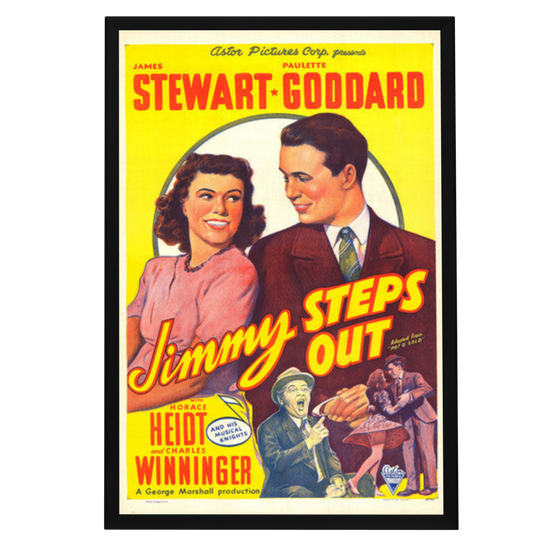 "Jimmy Steps Out" (1941) Framed Movie Poster