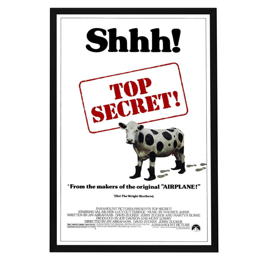 "Top Secret!" (1984) Framed Movie Poster