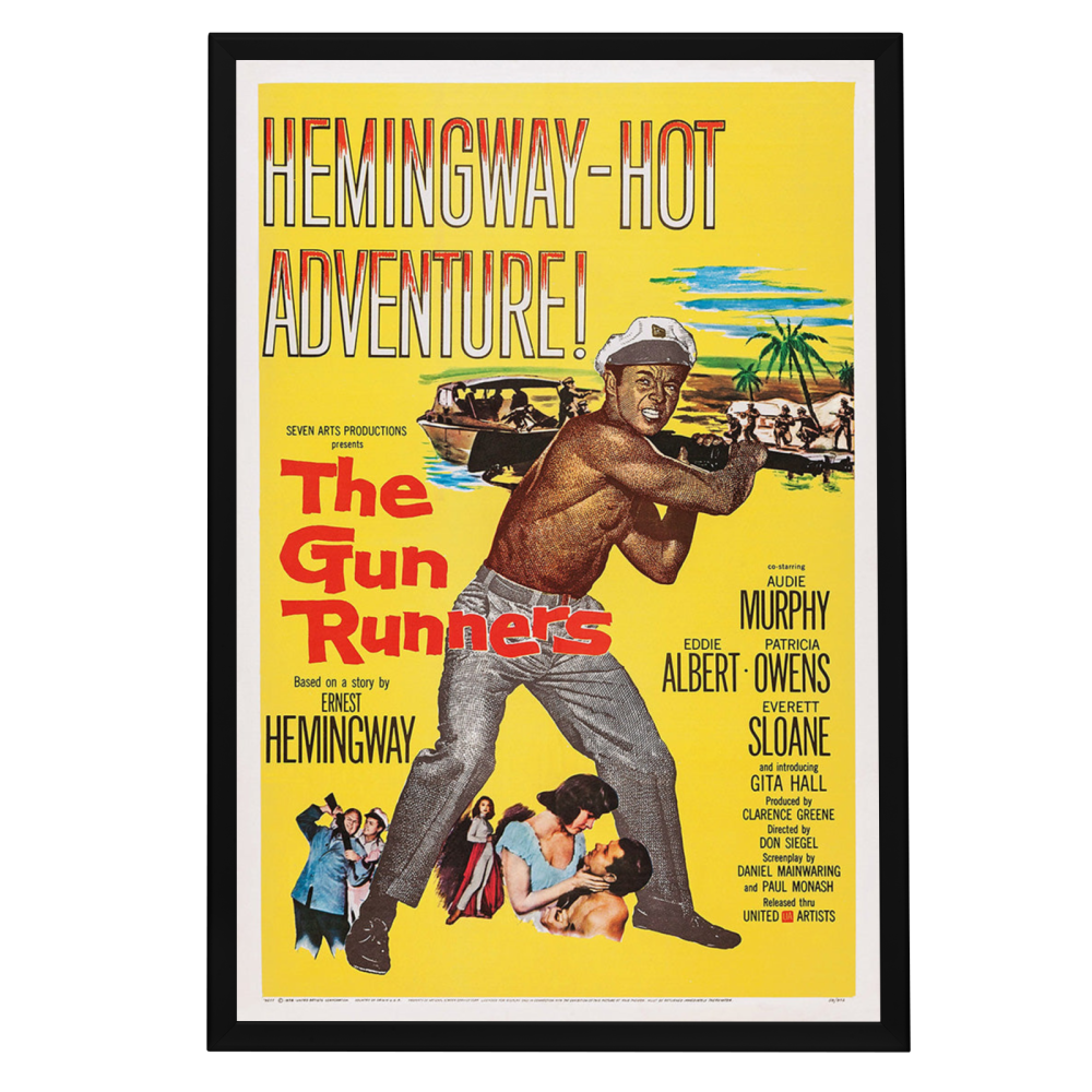 "Gun Runners" (1958) Framed Movie Poster