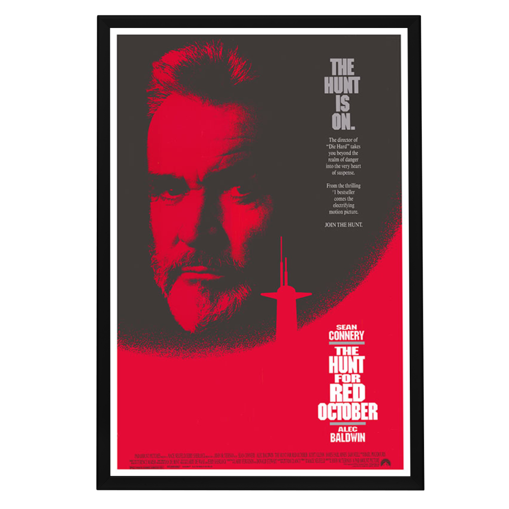 "Hunt For Red October" (1990) Framed Movie Poster