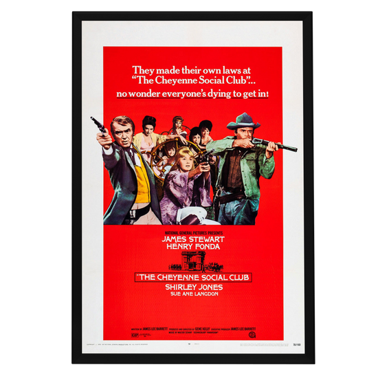 "Cheyenne Social Club" (1970) Framed Movie Poster