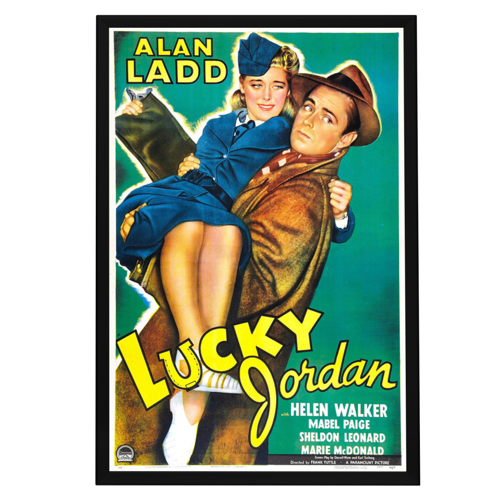 "Lucky Jordan" (1942) Framed Movie Poster