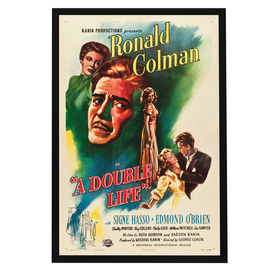 "Double Life" (1947) Framed Movie Poster