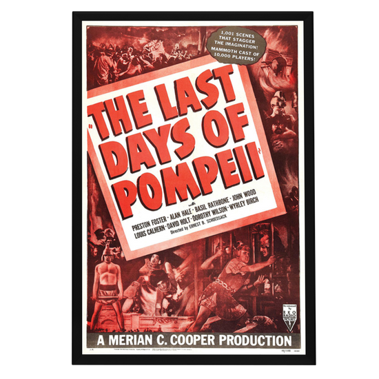 "Last Days Of Pompeii" (1935) Framed Movie Poster