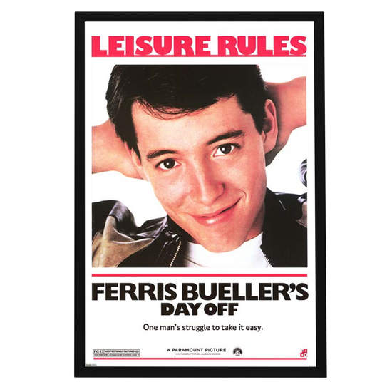 "Ferris Bueller's Day Off" (1986) Framed Movie Poster