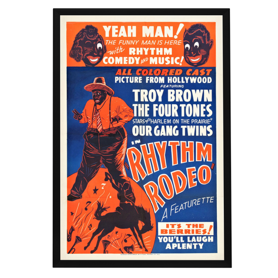 "Rhythm Rodeo" (1938) Framed Movie Poster