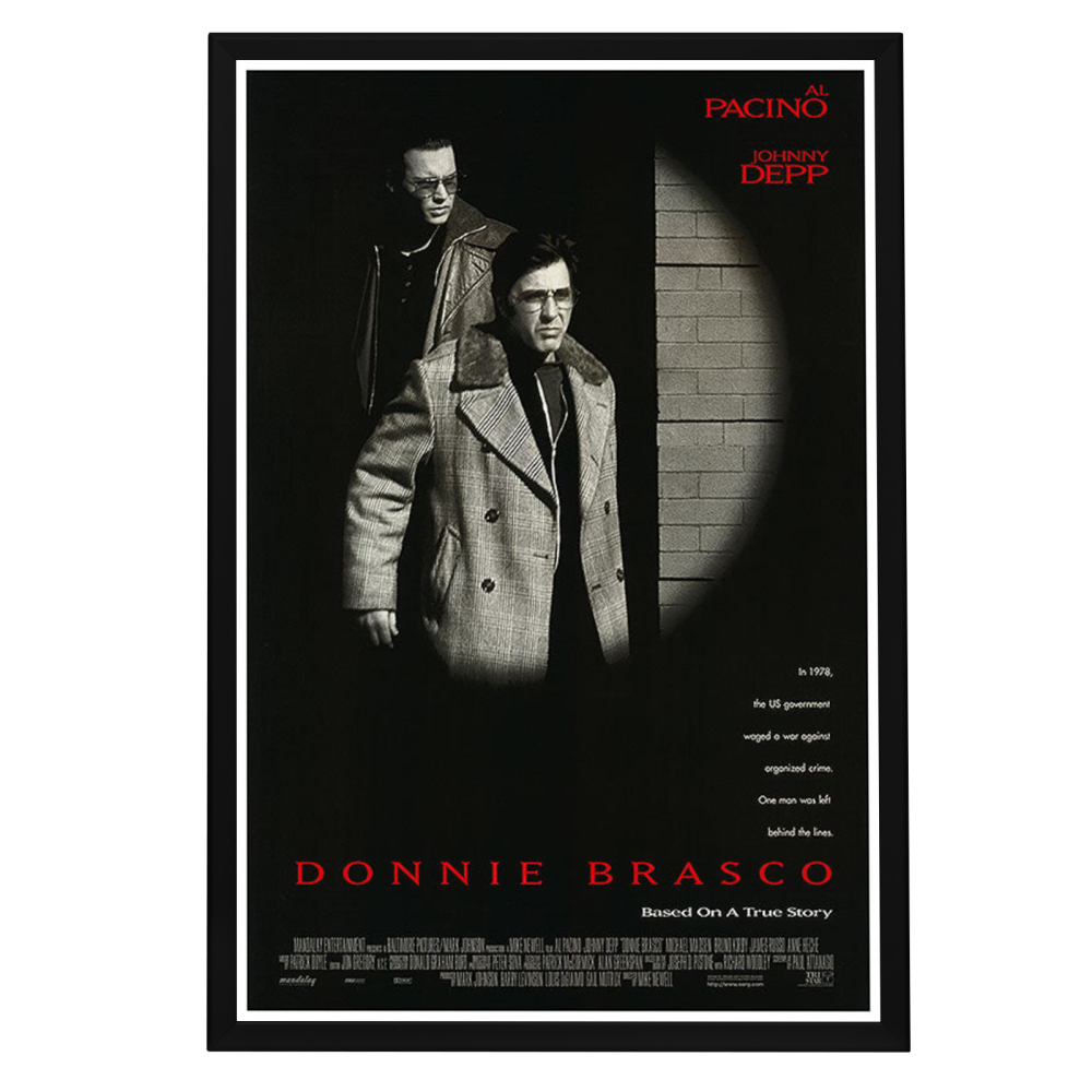 "Donnie Brasco" (1997) Framed Movie Poster