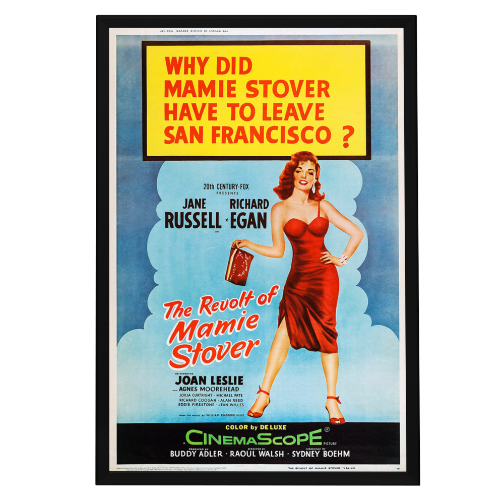 "Revolt Of Mamie Stover" (1956) Framed Movie Poster