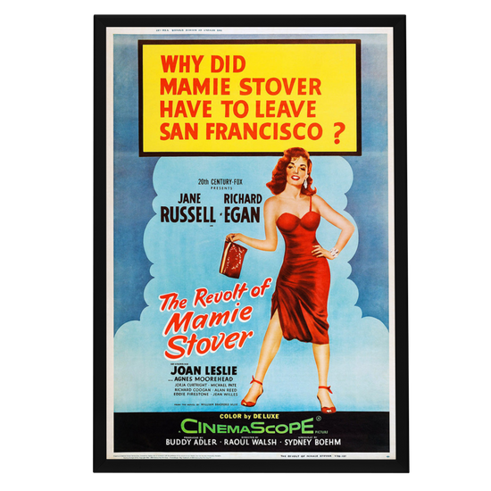 "Revolt Of Mamie Stover" (1956) Framed Movie Poster