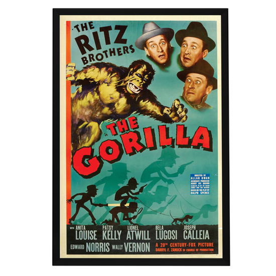 "Gorilla" (1939) Framed Movie Poster