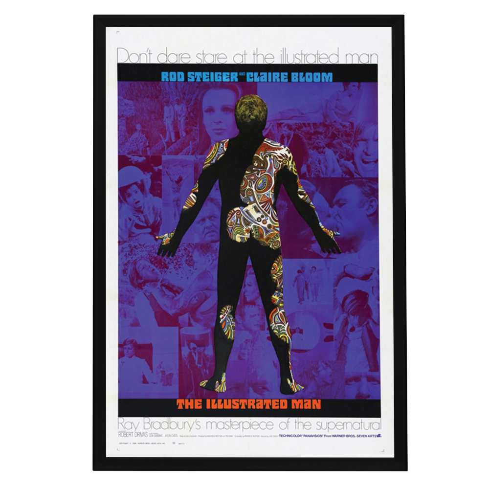 "Illustrated Man" (1969) Framed Movie Poster
