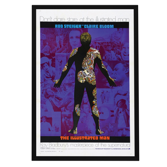 "Illustrated Man" (1969) Framed Movie Poster
