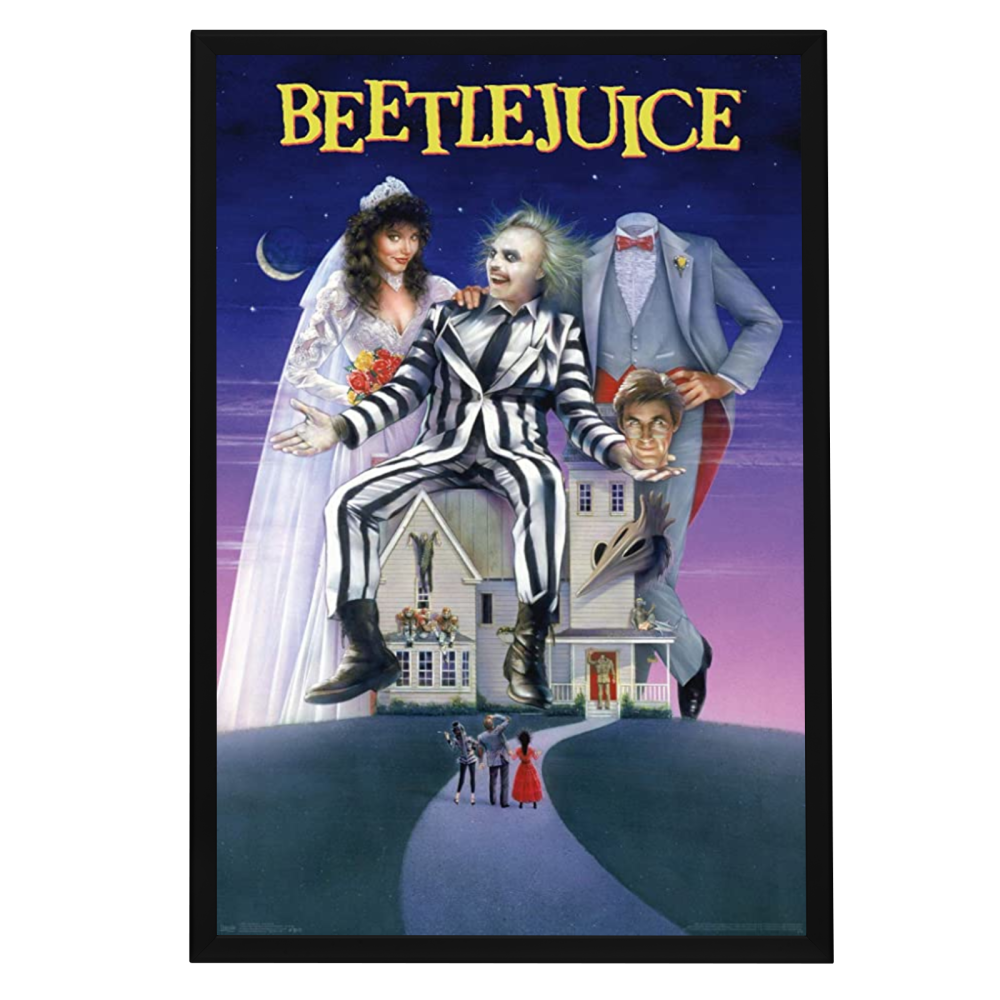 "Beetle Juice" (1988) Framed Movie Poster