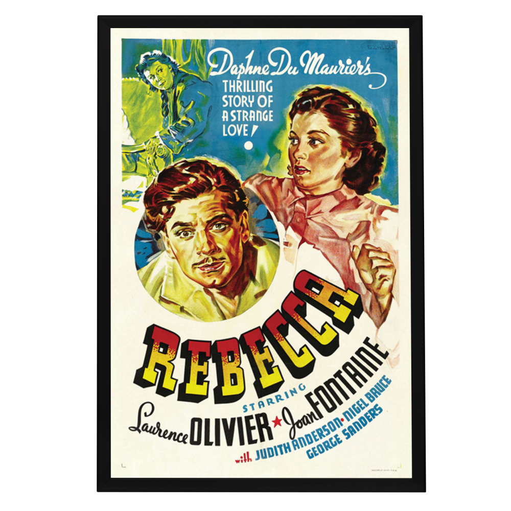 "Rebecca" (1940) Framed Movie Poster