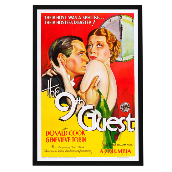 "Ninth Guest" (1934) Framed Movie Poster