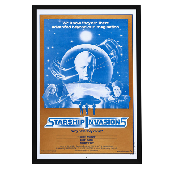 "Starship Invasions" (1977) Framed Movie Poster