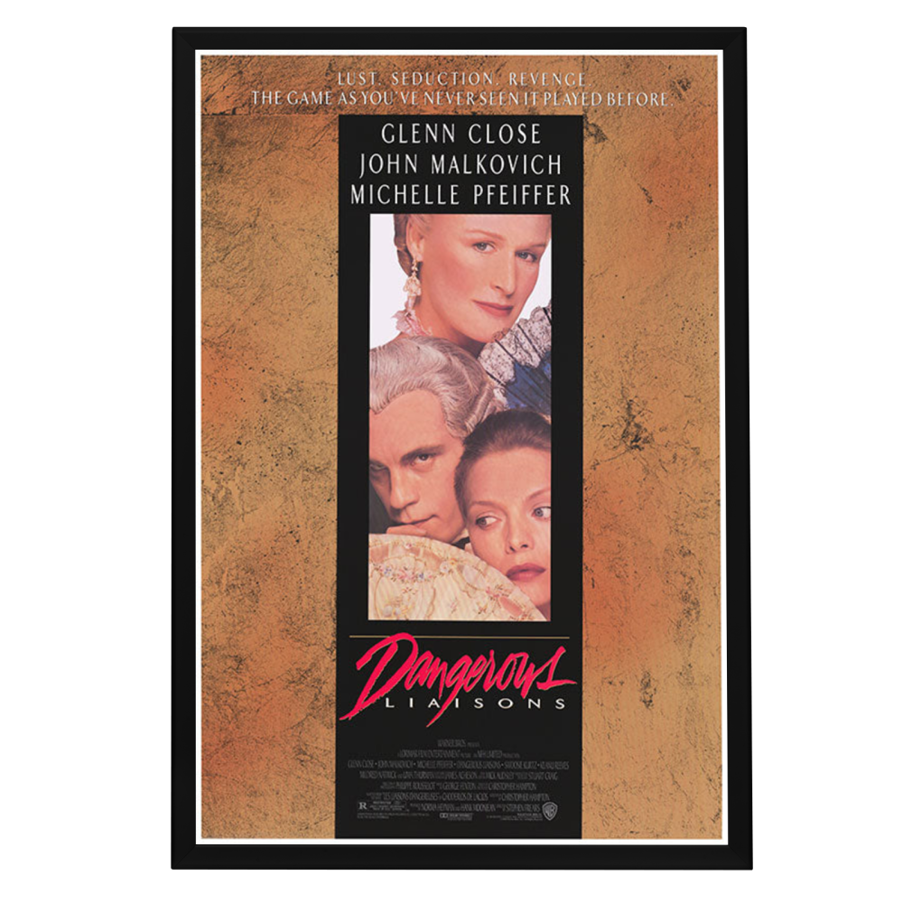 "Dangerous Liaisons" (1988) Framed Movie Poster