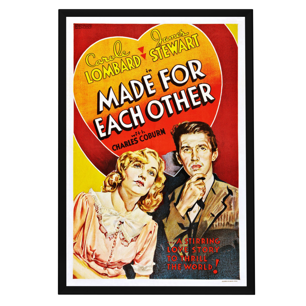 "Made For Each Other" (1939) Framed Movie Poster