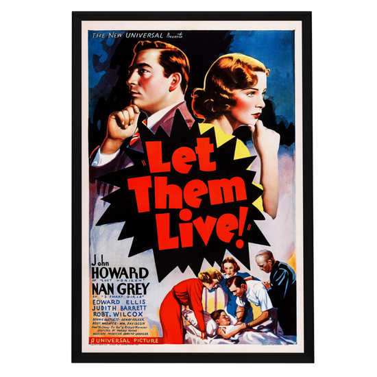 "Let Them Live" (1937) Framed Movie Poster